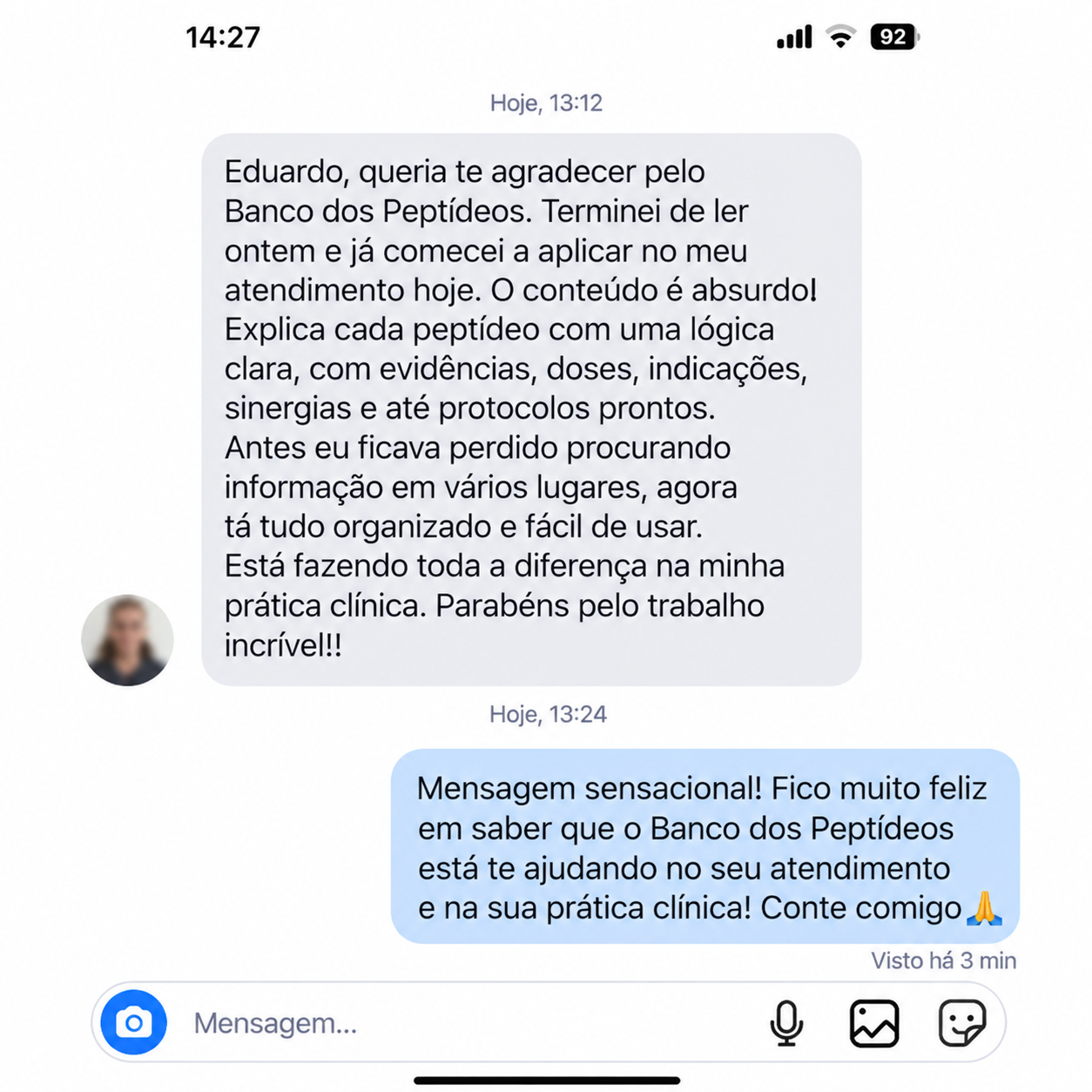 Conversa ilustrativa 2 sobre o Banco dos Peptídeos